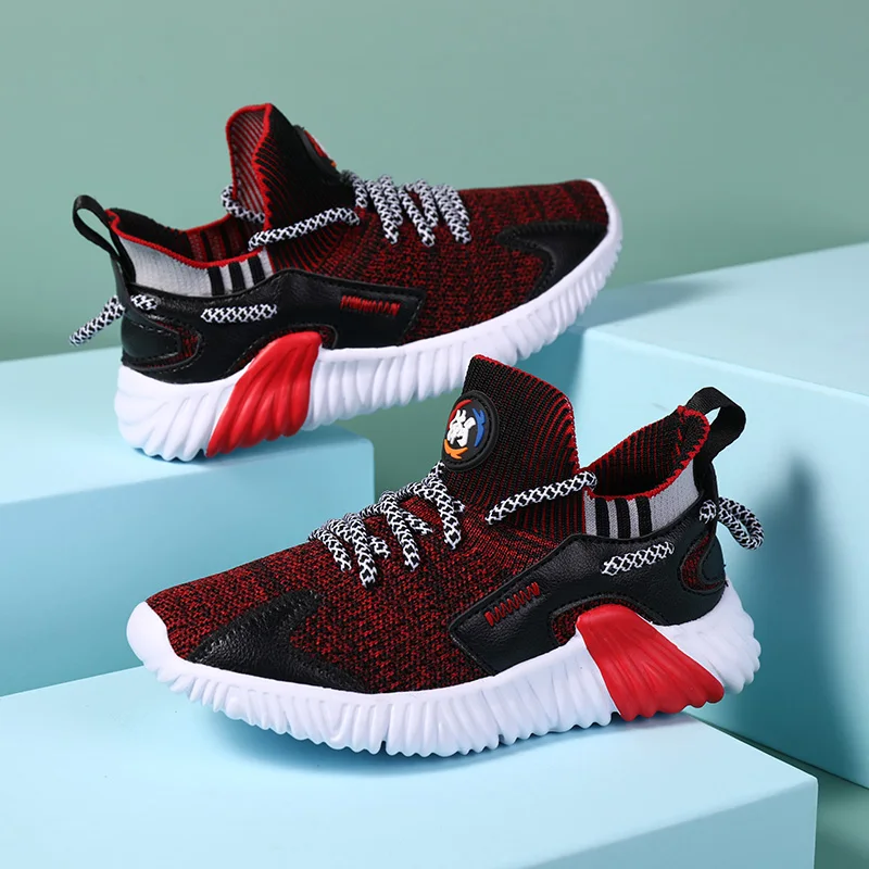 Кроссовки Детские легкие дышащие из сетчатого текстиля на мягкой подошве для