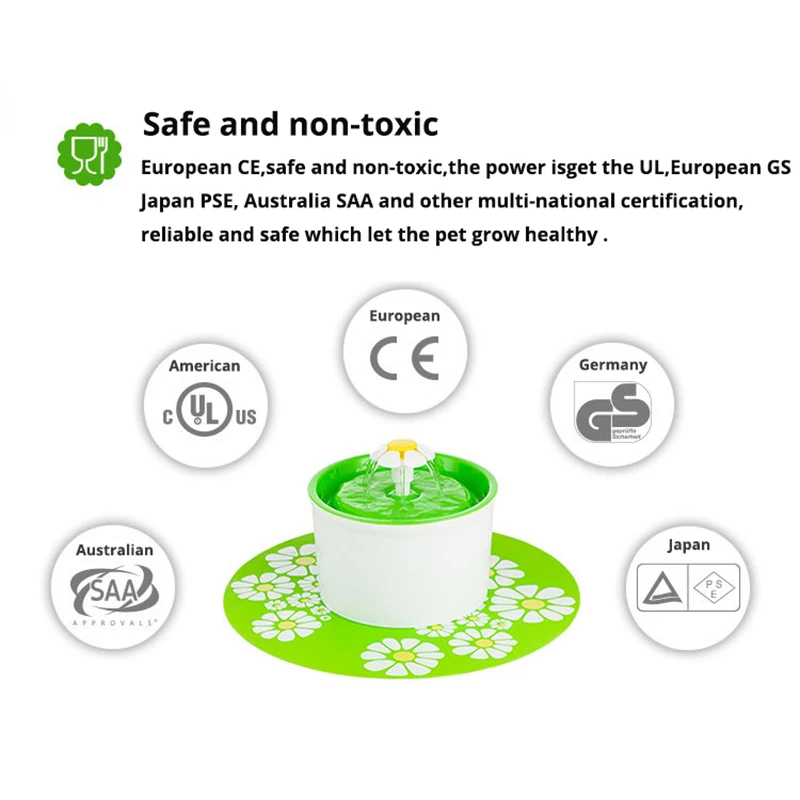 Автоматический водный фонтан для кошек домашних животных диспенсер воды большая