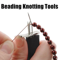 beading knotting tool secure knots stringing pearls scattered loose wear beads smith jewelry rosary twine pearl agate jade