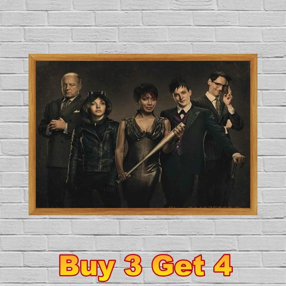 Постеры и крафт-бумага для ТВ сериала Готэм настенный художественный постер