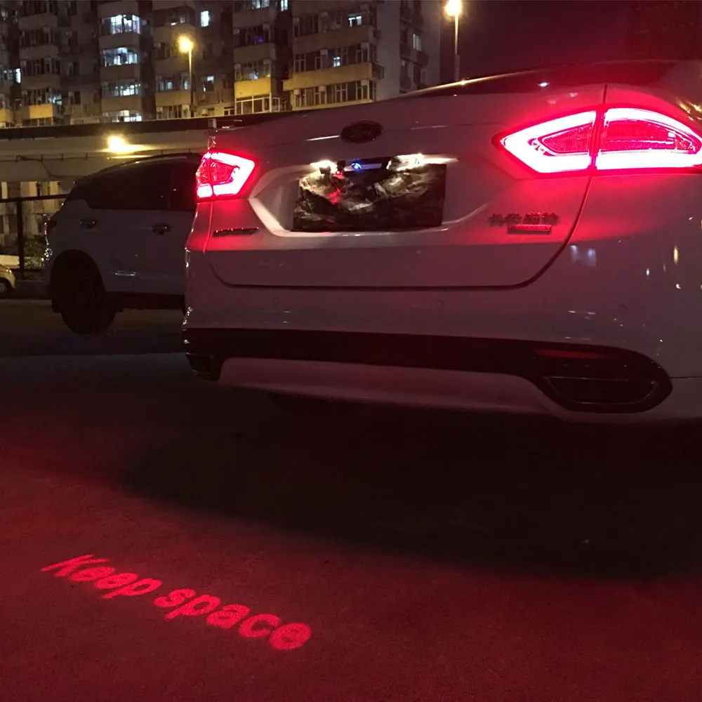 Автомобильный задний проекционный лазерный светильник s Предупреждение ющий