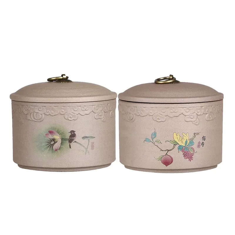 

Чайная коробка, керамическая банка для чая, уплотненная банка для хранения, Caddy Pu'er Oolong, влагостойкие банки, чайная посуда, аксессуары для чай...