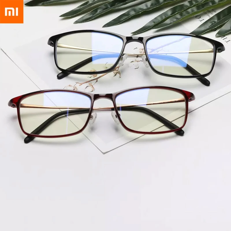 Очки Xiaomi Mijia для мужчин/женщин фирменная защита глаз от УФ и лучей синего спектра