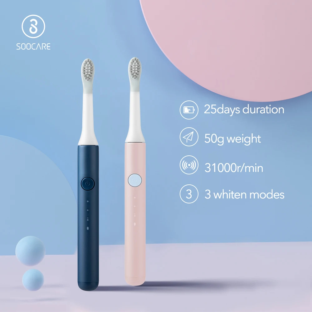 

SOOCAS SO WHITE PINJING EX3 Sonic Electric Toothbrush for Xiaomi Mijia Ultrasonic Automatic Tooth Brush Rechargeable Waterproof