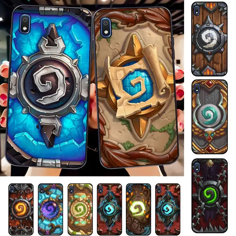 

FHNBLJ Hearthstone Card Phone Case for Samsung A51 01 50 71 21S 70 31 40 30 10 20 S E 11 91 A7 A8 2018