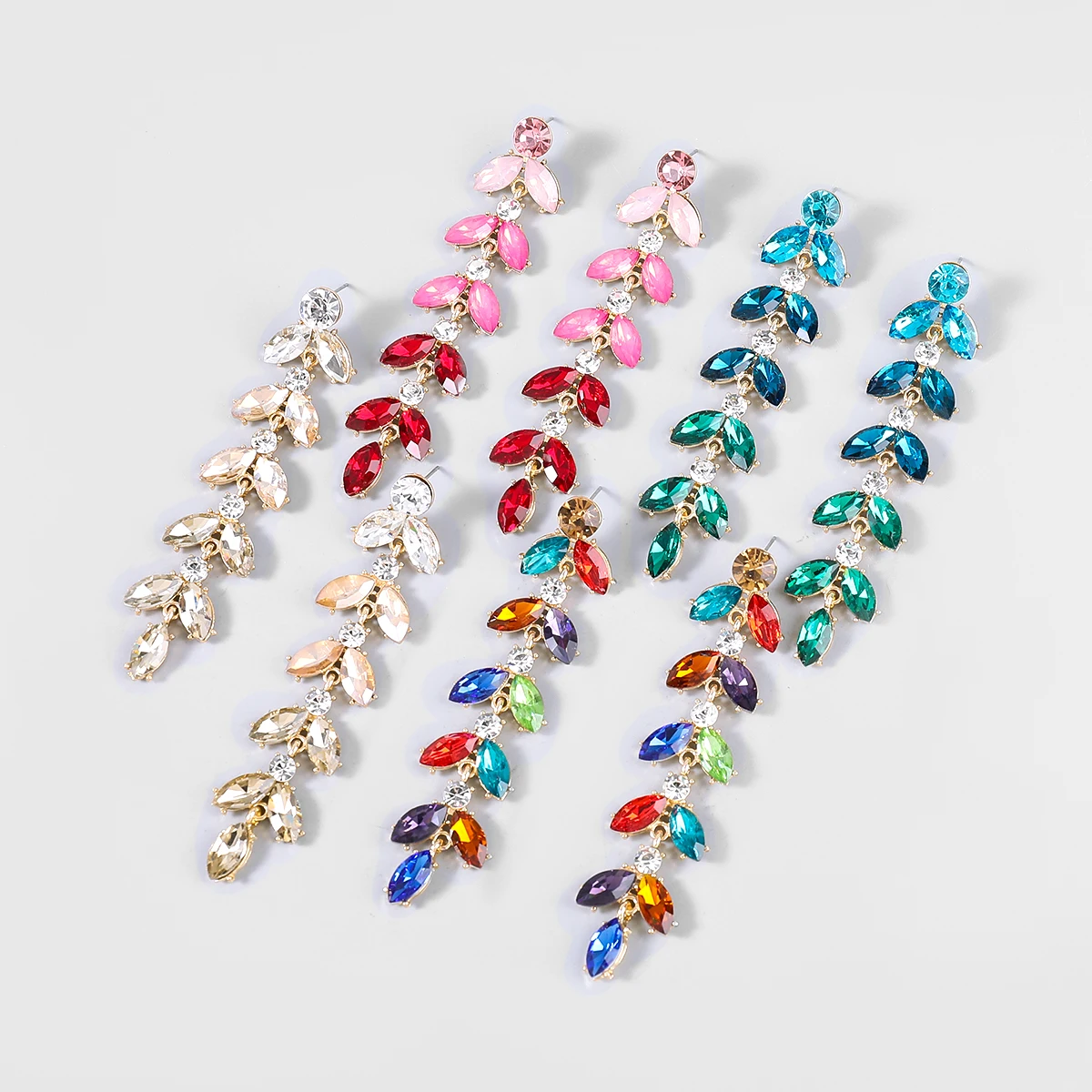 

Pauli Manfi Fashion Metal Rhinestone Geometric Earrings Home Party Simple Pauli Manfi Women's Elegant Statement Earrings