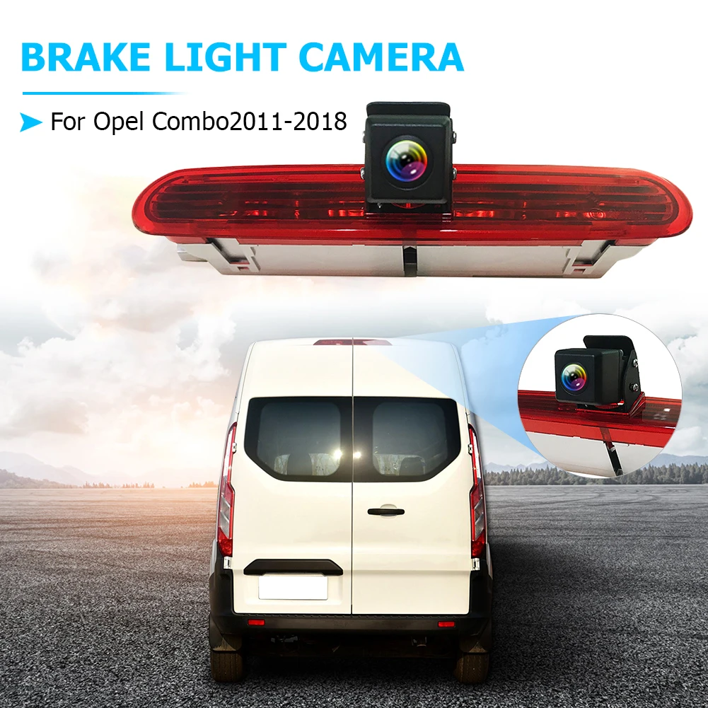 

LED 3rd Brake Light Camera Easily Installation Personal Car Elements for Fiat Doblo Opel Combo Backup Rear View Camera