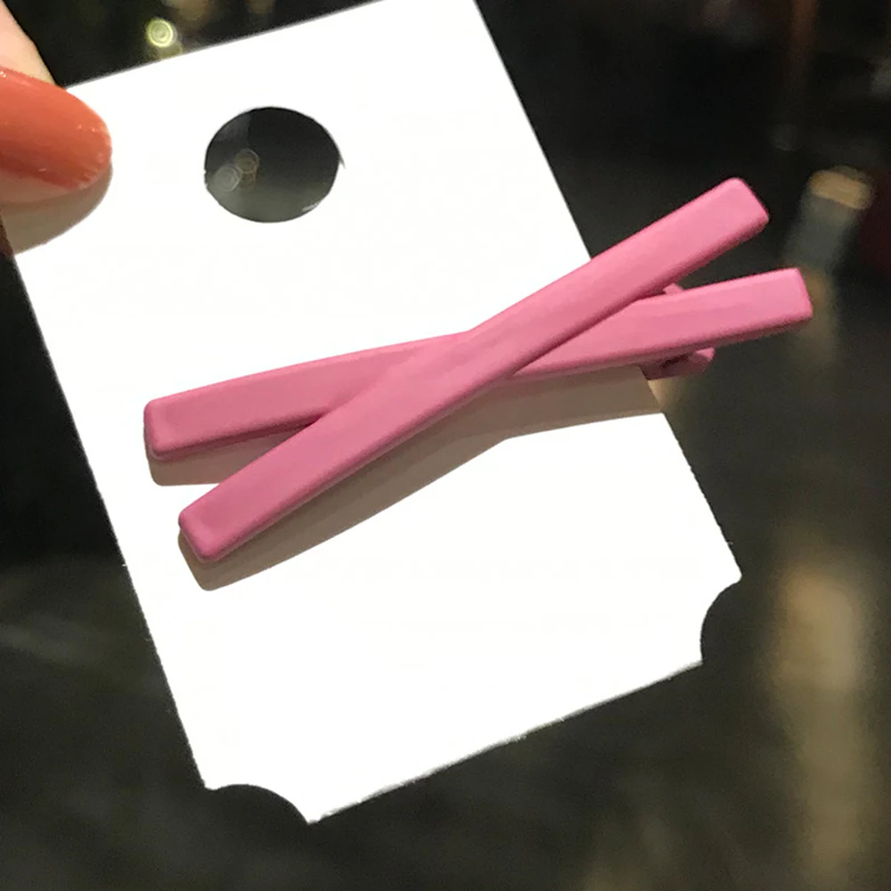 Новинка модные женские заколки пряжки карамельные цвета зажим для волос с