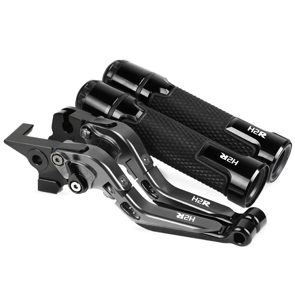 

H2R 2015-2016 Motorcycle CNC Brake Clutch Levers Handlebar knobs Handle Hand Grip Ends FOR KAWASAKI H2 H2R 2015-2016