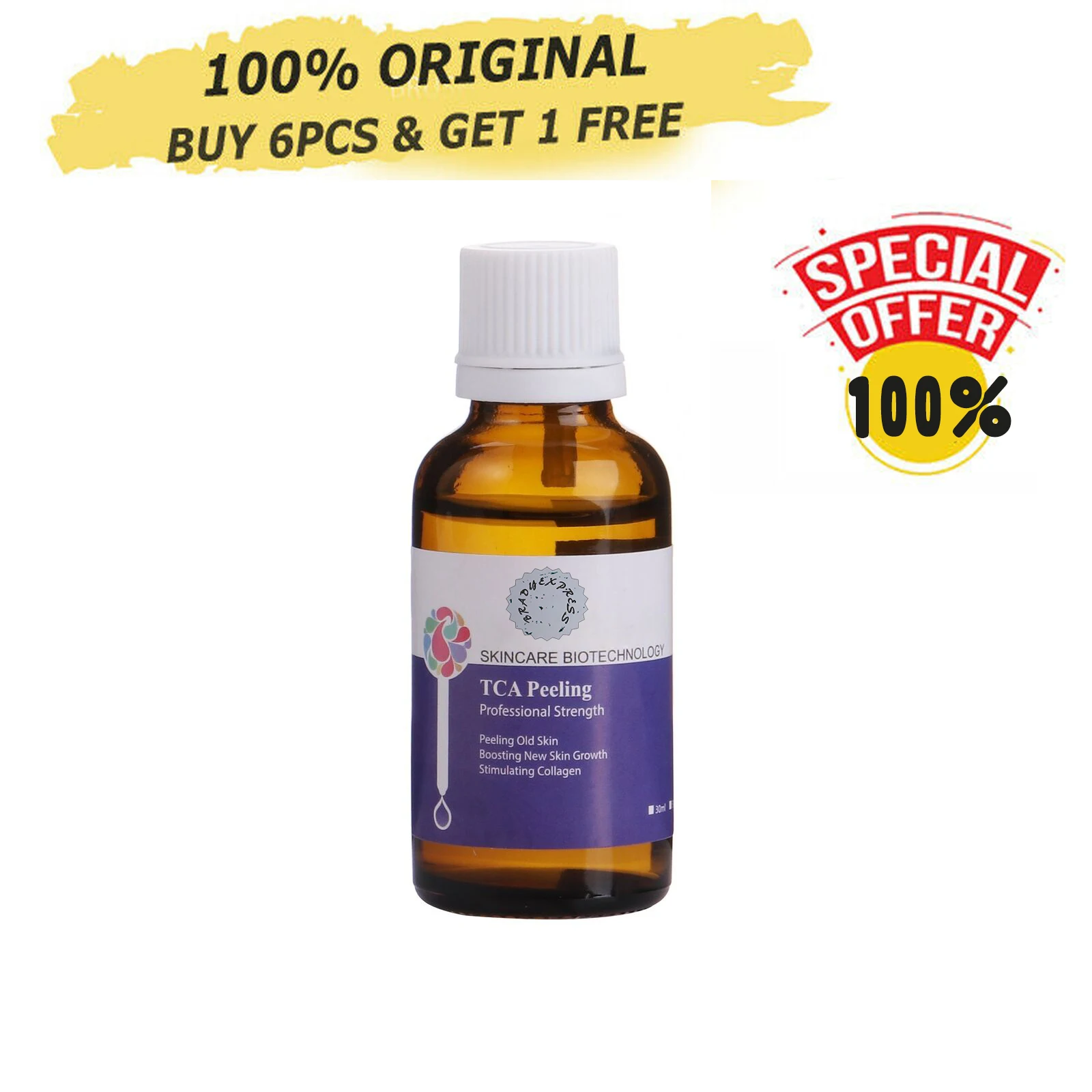 100% TCA химическая кожа пилинг кислотный комплект акне темные пятна удаление
