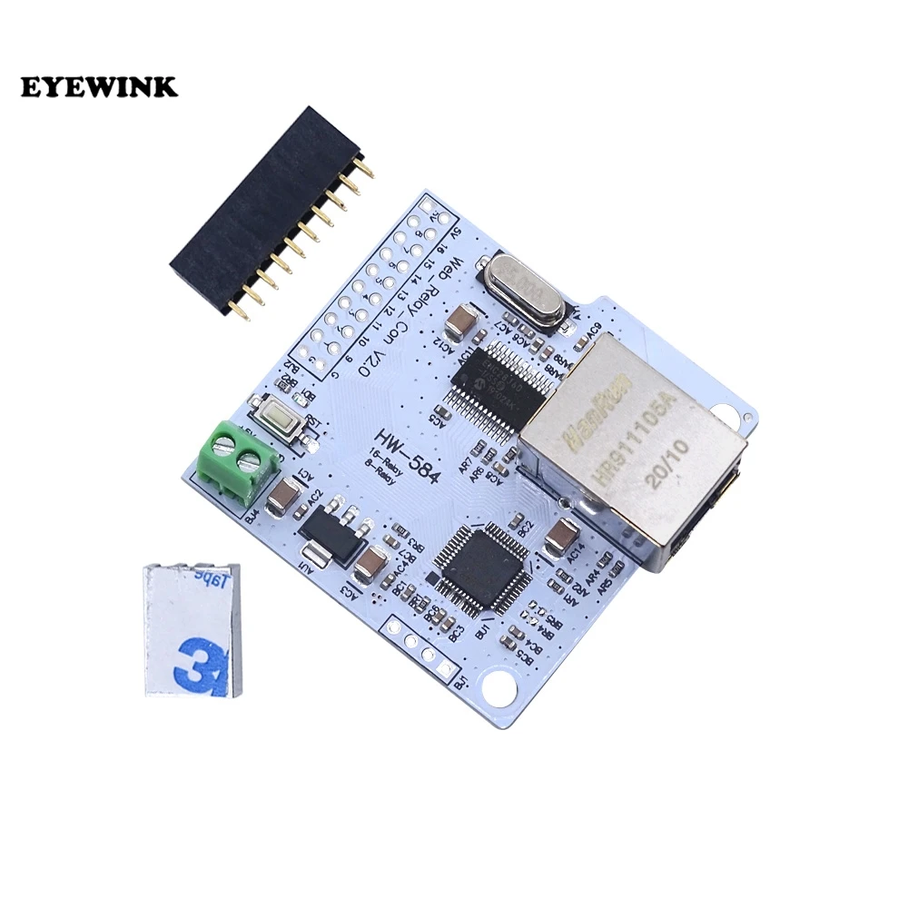 16 канальный сетевой коммутатор 28J60 W5100 RJ45 5 В модуль реле Интернета в постоянного