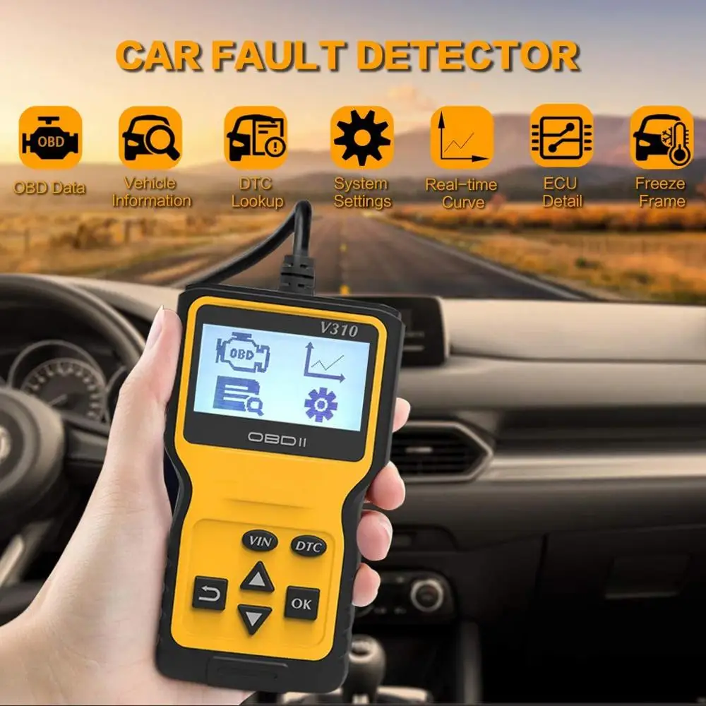 

OBD2 Scanner, Universal OBD2 Code Reader Car Automotive Check Engine Light Error Analyzer Auto CAN Vehicle Diagnostic Scan Tool