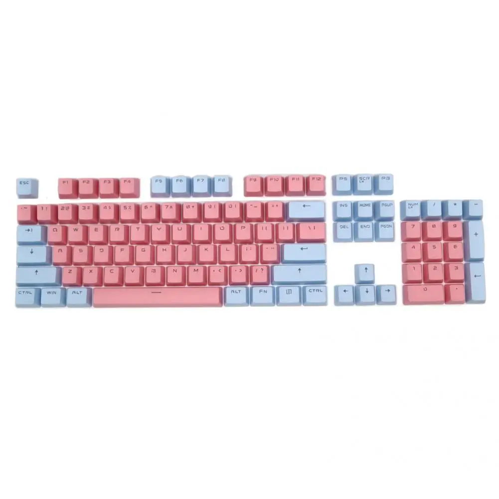 

87-Key Stylish Keypad Caps Lightweight Backlight Wear-resistant Keyboard Replacement Keycaps