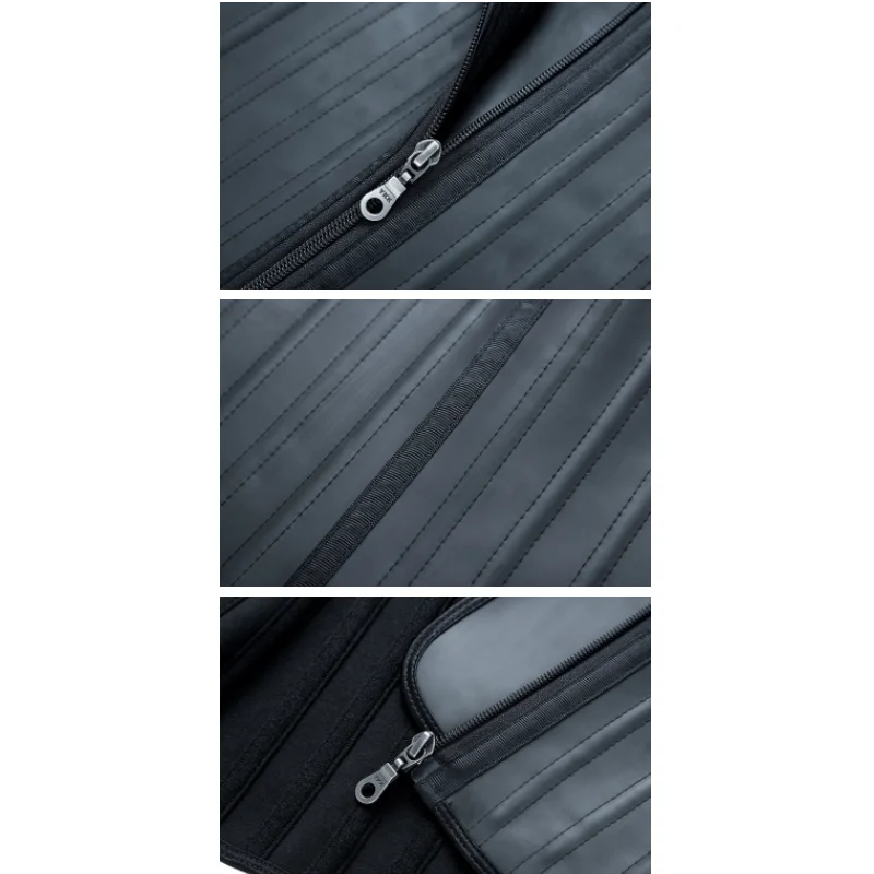 

Corset Latex Glossy Nylon Zipper 25 Steel Rib Rubber Waist Trainer Body Shapers Modeling Strap Slimming Belts for Women