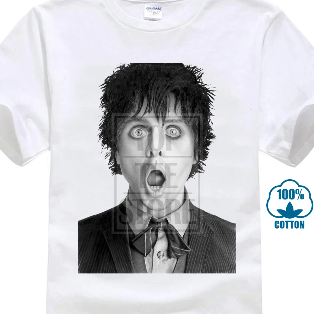 Футболка Billie Joe Мужская/Женская тенниска в стиле панк рок с музыкой на тему гитары