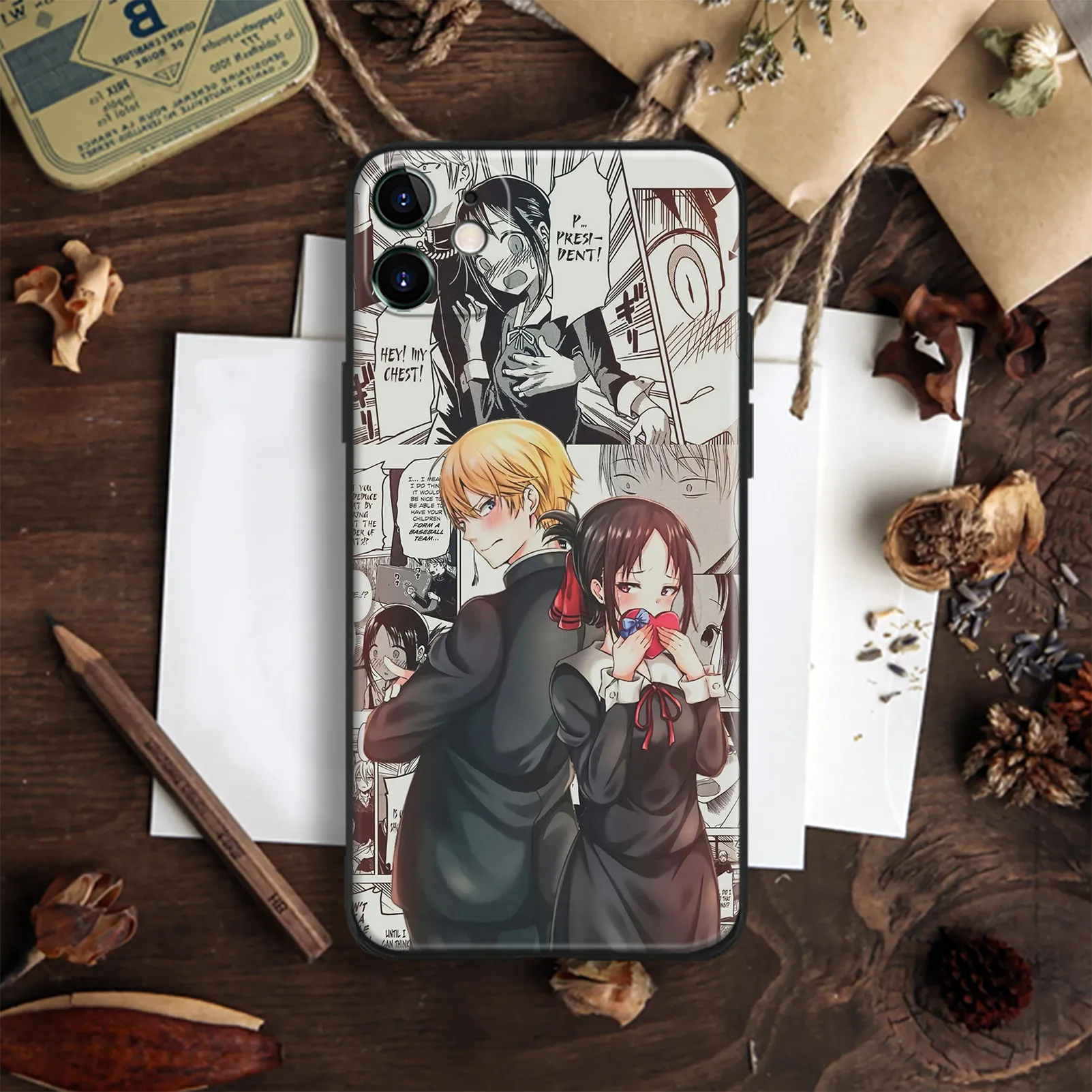 Чехол для телефона Kaguya Sama Love Is War из аниме мягкий силиконовый чехол IPhone SE 6s 7 8 Plus X XR