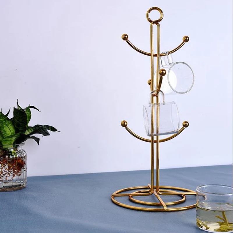 В форме дерева Металл Кофе Чай чашки стеллаж для хранения держатель Подставка