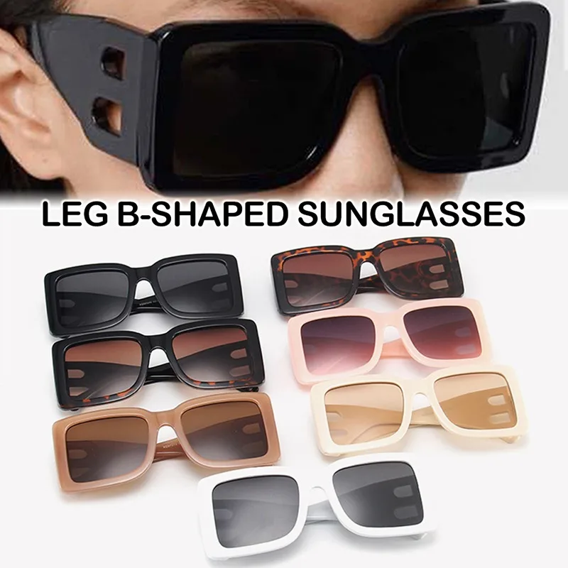 

2021 New Fashion Square Sunglasses Woman Oversized Style Shades For Women Big Frame Fashion Sun Glasses Female UV400 Eyewear