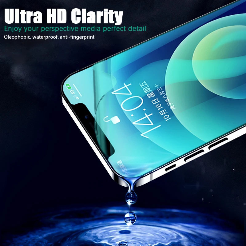 

999D Hydrogel Film For iphone 11 12 Pro Max Screen Protector XS Max X XR 12 Mini Full Cover 6 6S 7 8 Plus SE Film Case 6 S