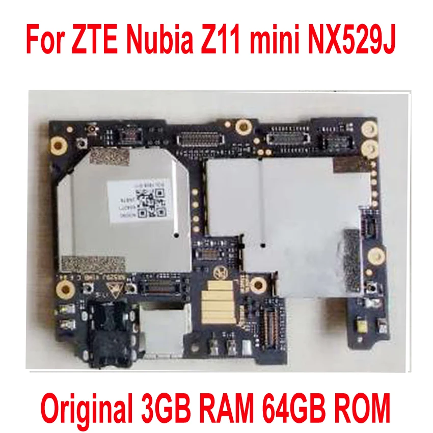 

Оригинальная протестированная Рабочая материнская плата для ZTE Nubia Z11 Mini NX529J материнская плата 3 ГБ ОЗУ 64 Гб ПЗУ логическая плата схемы плата ...