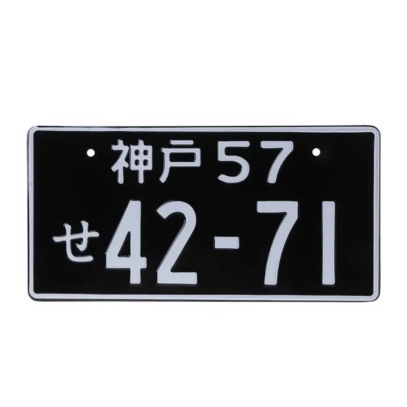 

Универсальные номера автомобилей, японский номерной знак, Алюминиевая бирка, гонки, электрический мотоцикл, реклама