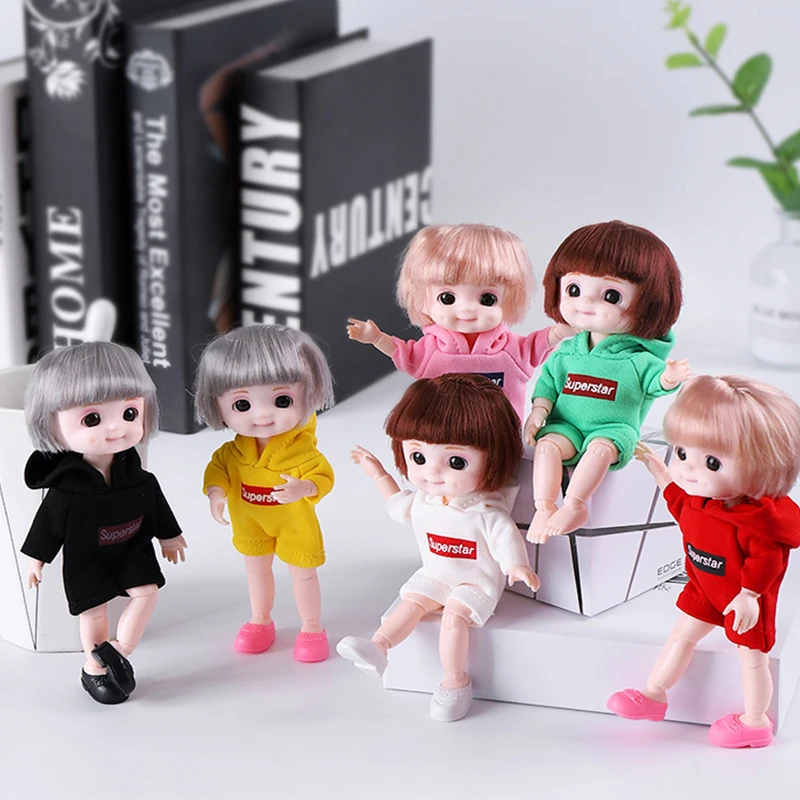 

Новинка, 17 см, кукла Smile Dimple BJD, 13 подвижных шарнирных кукол, спортивный костюм, игрушки, модный макияж, волосы BJD, сделай сам, игрушка, подарок д...