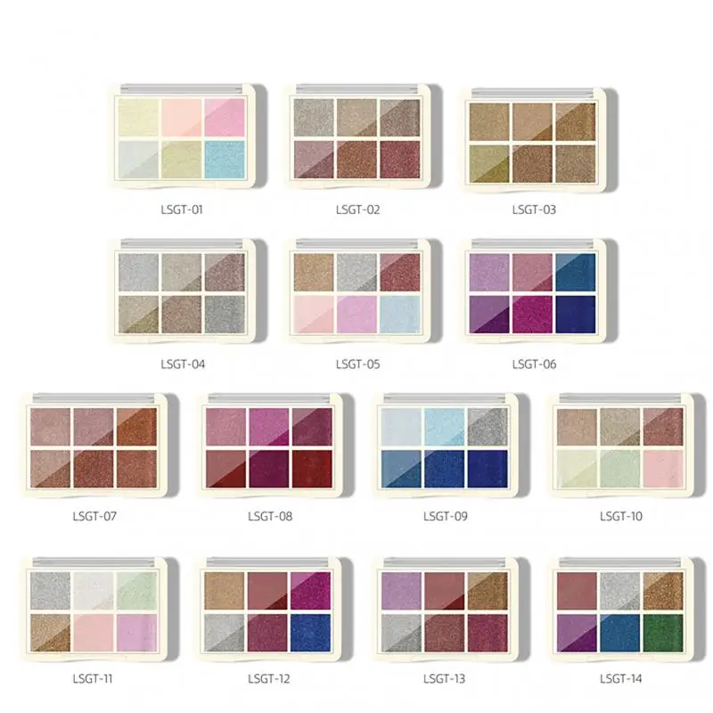 6 цветов твердый порошок для ногтей Русалка хром искусство украшения не летающий