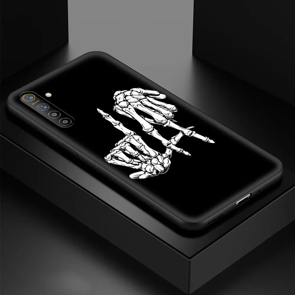 

Luxury Soft Cover for Realme C3 C11 5 6 7 8 X50 Pro XT C25 C15 GT Neo V13 5G Phone Case Shell Coque Skeleton