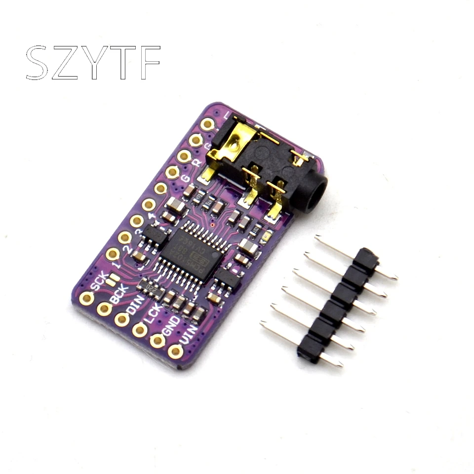 Интерфейс ies PCM5102 декодер ЦАП GY-PCM5102 модуль плеера ies для Raspberry Pi pHAT формат плата цифровой PCM5102A аудио Плата