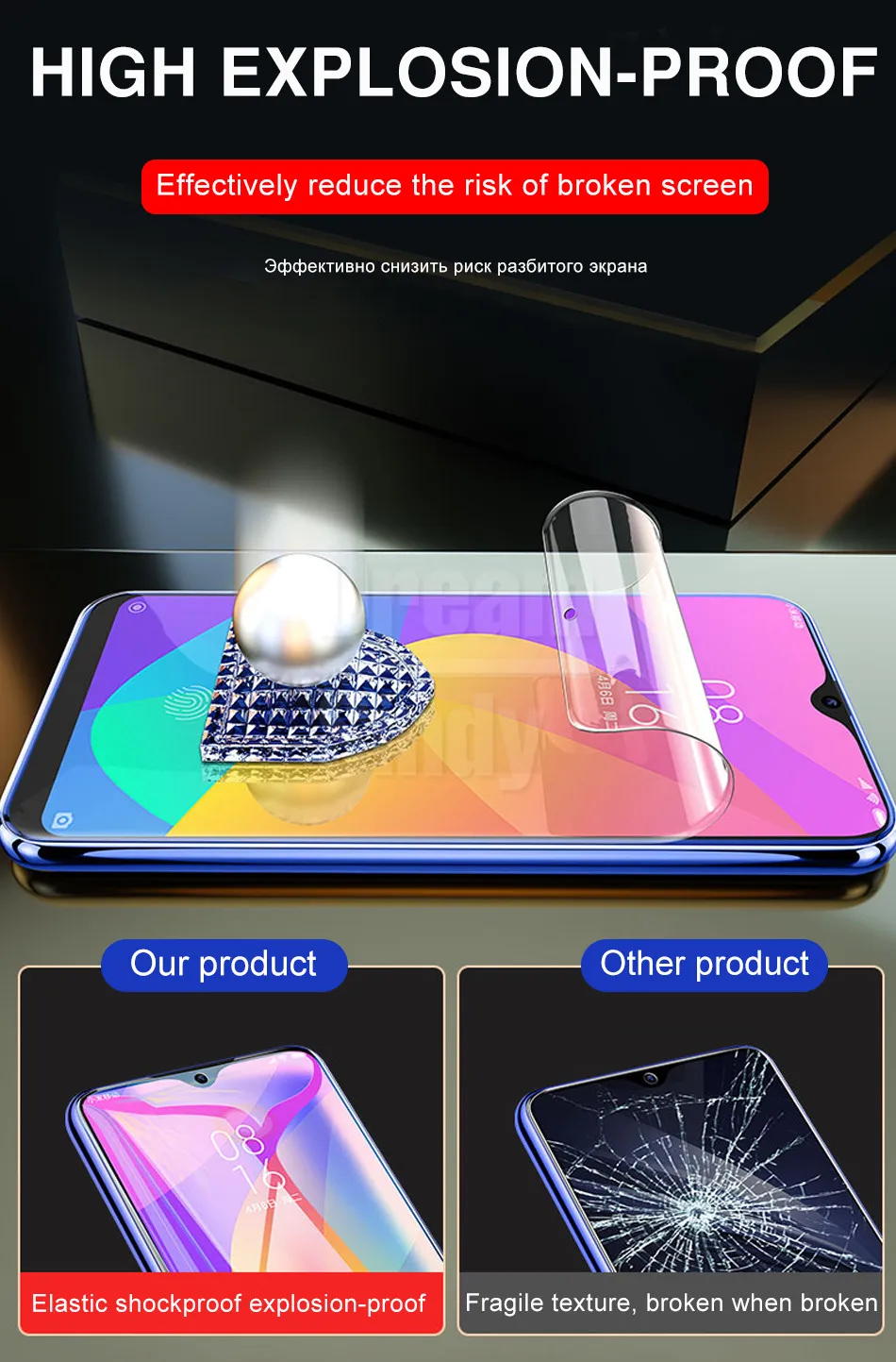 20D полностью Защитная Гидрогелевая пленка для Xiaomi 9T Pro 8 Lite 9 SE A3 Lite CC9e Pocophone F1 Защитная Гидрогелевая пленка для экрана