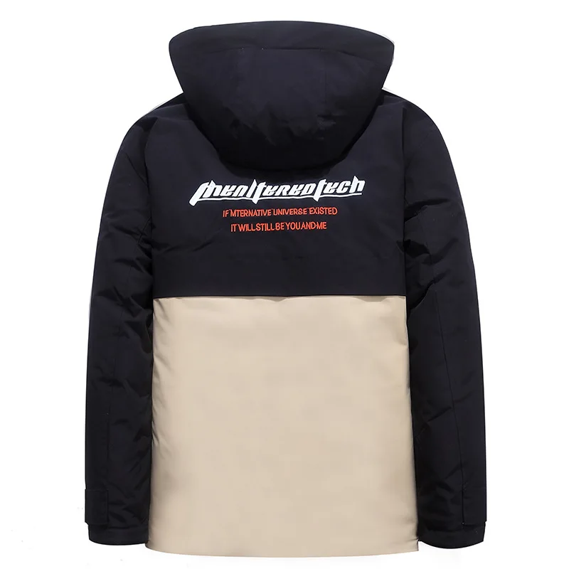 Зимняя Толстая Теплая мужская камуфляжная водонепроницаемая куртка пуховик с