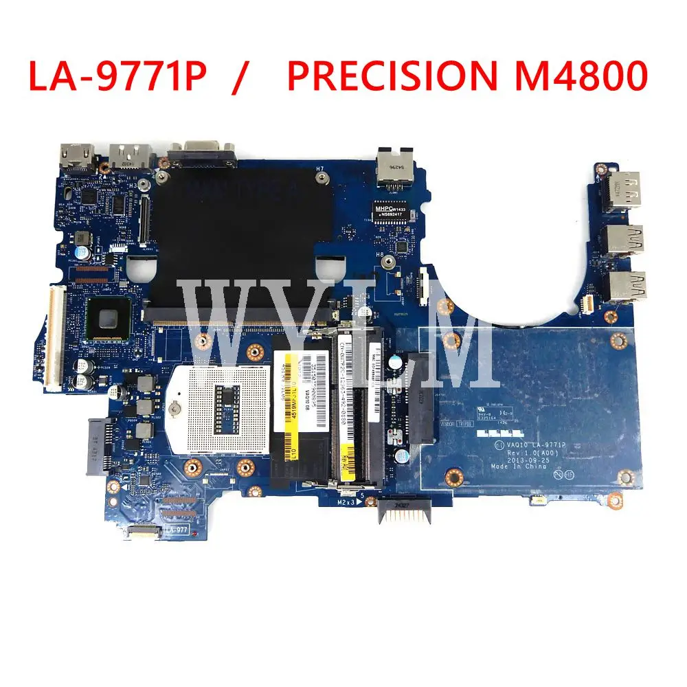 

LA-9771P 0NVPKG для материнской платы ноутбука Dell PRECISION M4800, 100% Протестировано