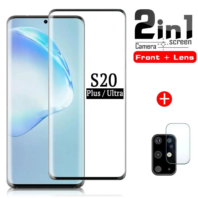 Закаленное стекло для Samsung Galaxy S20 Ultra Защитная пленка объектива камеры S8 S9 S10 plus