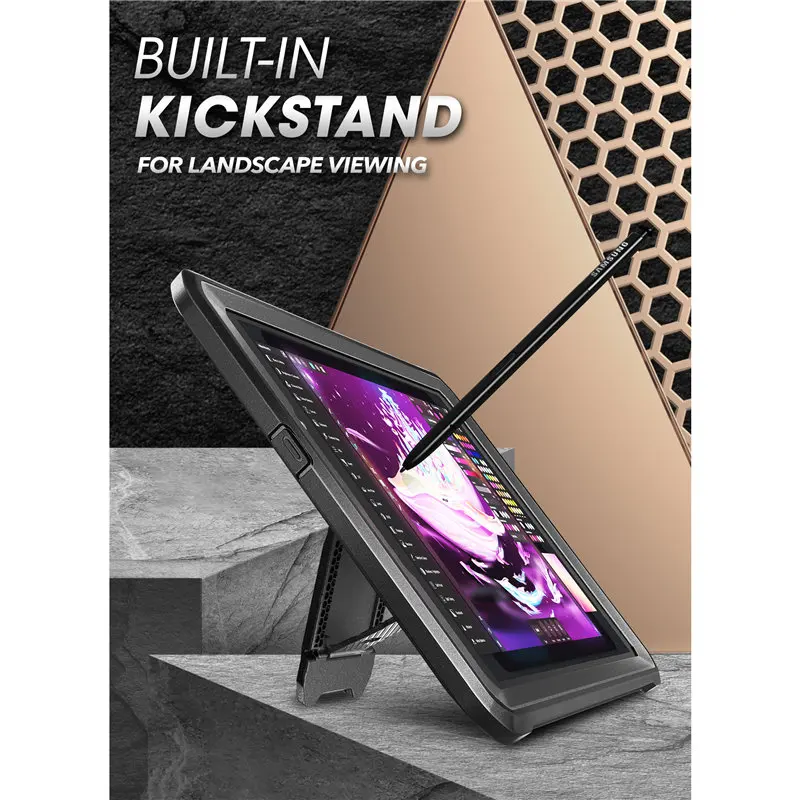 supcase for samsung galaxy tab a 8 0 case 2019 sm t295sm t290 ub pro full body rugged case with built in screen protector free global shipping