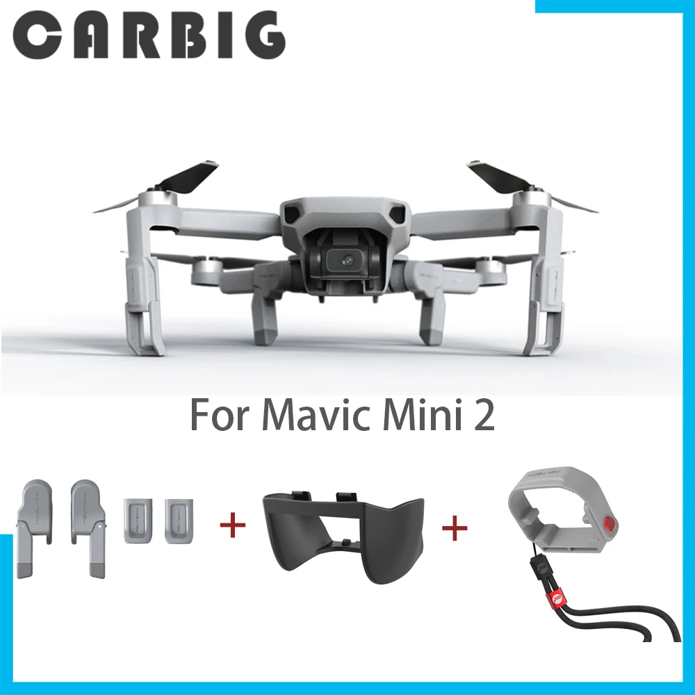 Mavic Mini 2 для PGYTECH удлинитель шасси Держатель Фиксатор защитный карданный подвес