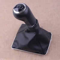 black 5 speed pu leather gear shift knob gaiter boot fit for opel astra gtc coupe as a hc corsa 2005 2006 2007 2008 2009 2010