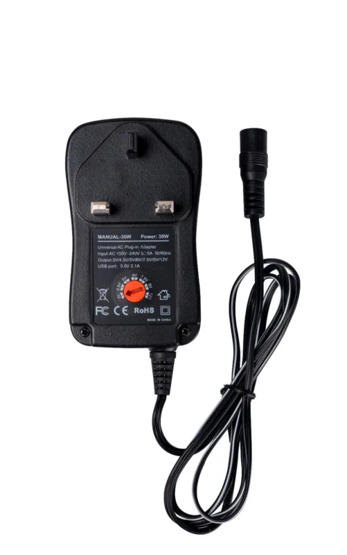 Универсальный адаптер питания переходник для зарядного устройства 30 Вт зарядное