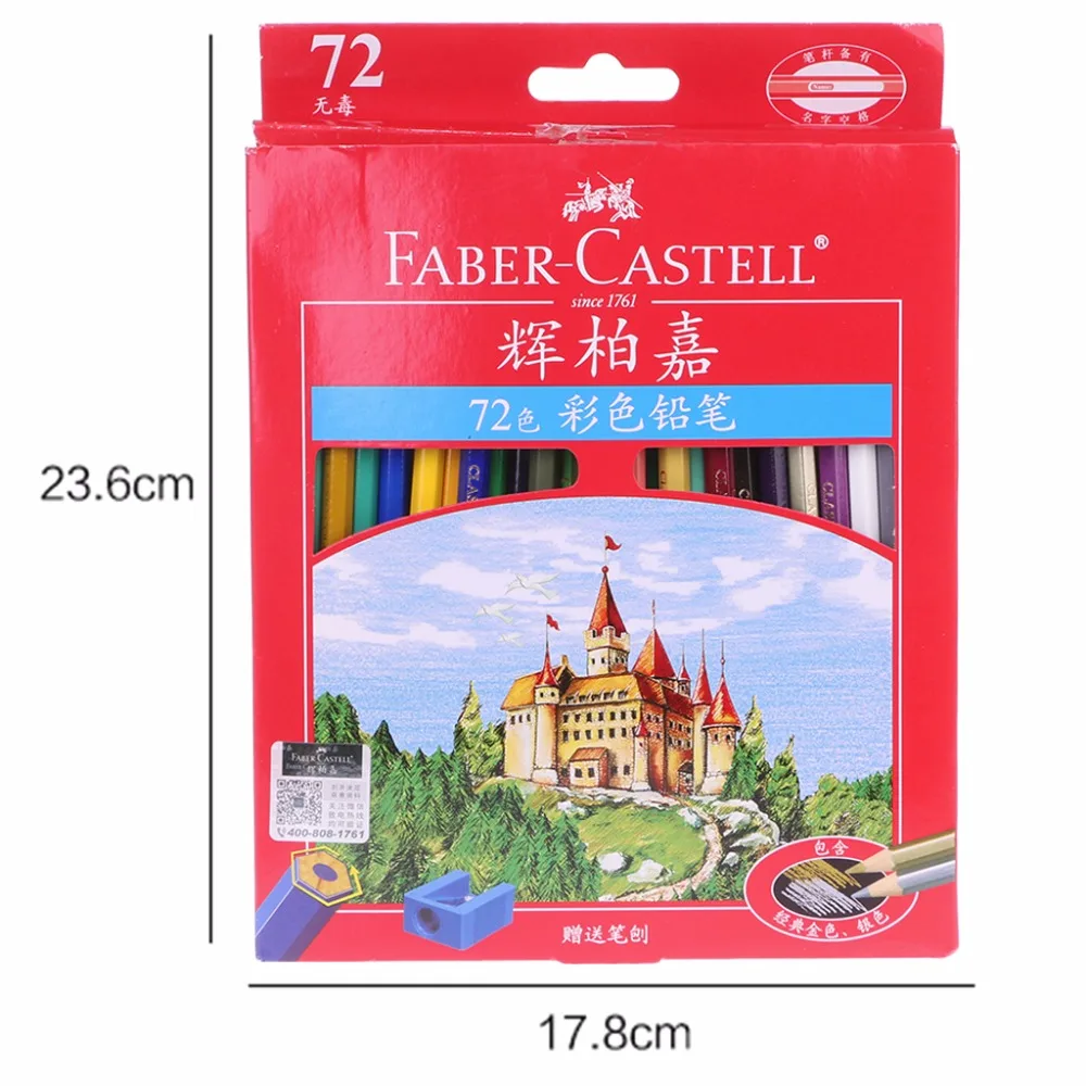 72 шт. Faber Castell Цветные карандаши Ляпис De Cor Профессиональный картины художника
