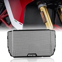 2021 new 2022 cnc motorcycle radiator guard for ducati monster 1200 r 821 dark stripe stealth 1200monster grille cover protect