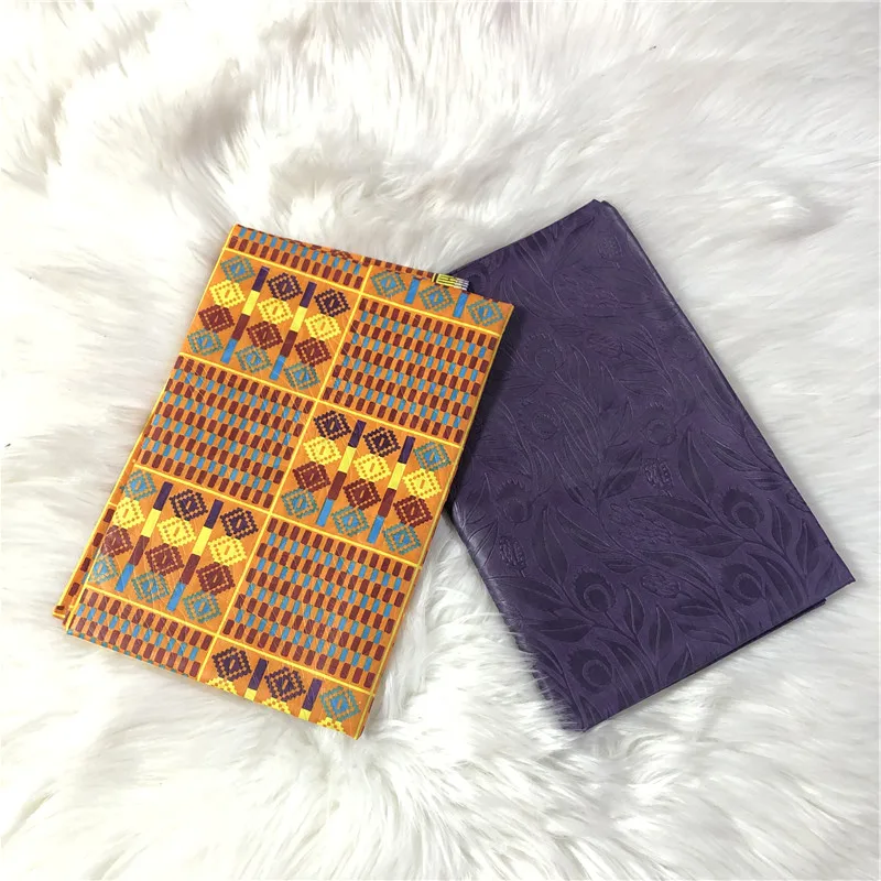 Жёлтая фотография вощеная ткань полиэстер для шитья стиль африканские принты 4