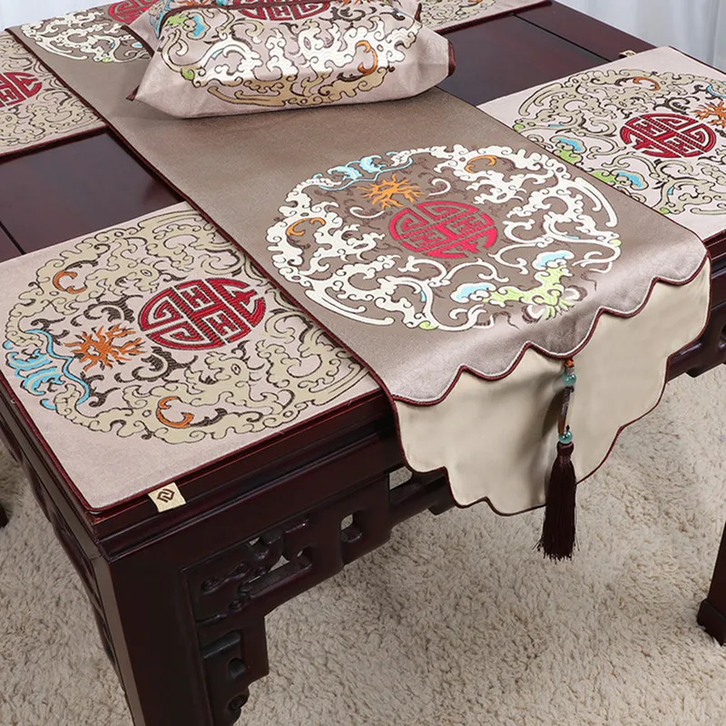 Изготовленный На Заказ Дракон утолщаются Китайский Роскошный шелк атласная