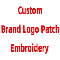 custom brand logo patch clothing thermoadhesive patches on clothes badges diy logo embroidered patches for clothing stickers