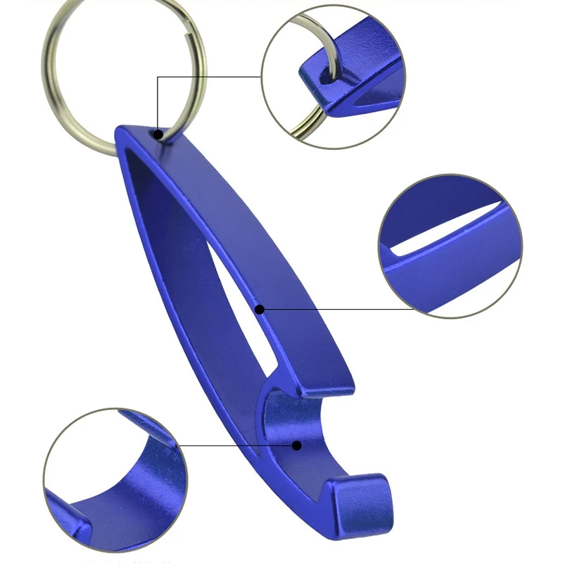 200 шт./лот рекламные товары металлические алюминиевые Брелоки для ключей с