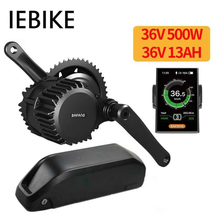 36V500W Bafang BBS02 электродвигатель для велосипедного двигателя комплект велосипедов