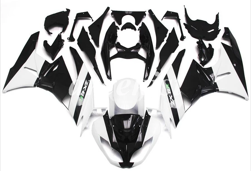 

Литьевая пресс-форма, новый комплект обтекателей для мотоциклов из АБС-пластика, подходит для Kawasaki Ninja ZX-6R 636 2009 2010 2011 2012, комплект кузова бело...