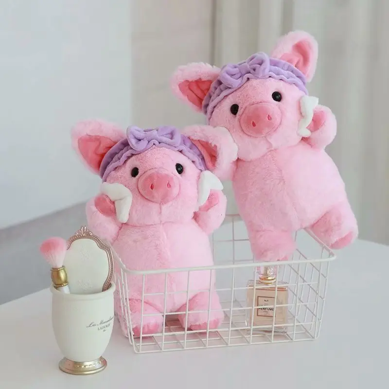 super soft 30cm Korean washing pig doll pink cute sweet heart make up plush Dolls high quality Birthday Gift for Girls | Игрушки и хобби