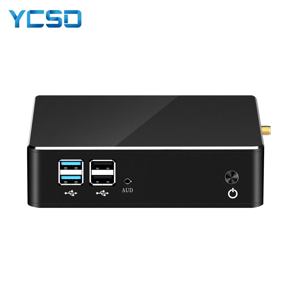 Мини ПК 8 го поколения Intel Core i5 8265U CPU 2 * DDR4 M.2SSD HDMI DP 4K 60fps 6 USB Type C WiFi Window 10 HTPC компьютер