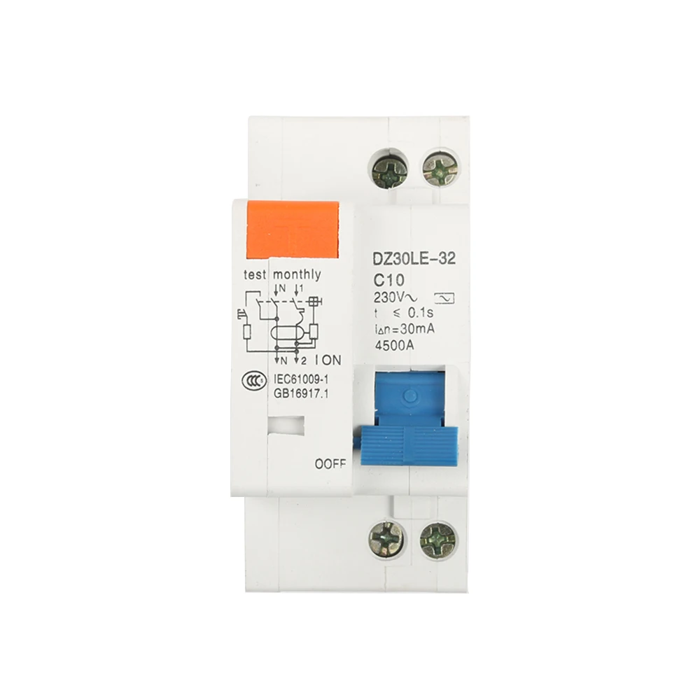 Мини автоматический выключатель DMWD DPN Mini DZ30LE 32 1P + N 10A 16A 20A 32A220V 230V 50HZ 60HZ УЗО RCBO