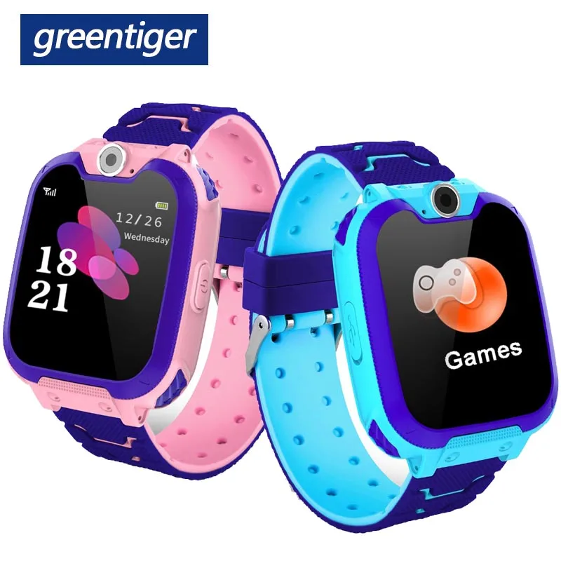 Greentiger S11 Детские умные часы с циферблатом музыкальная игра SOS камера детские