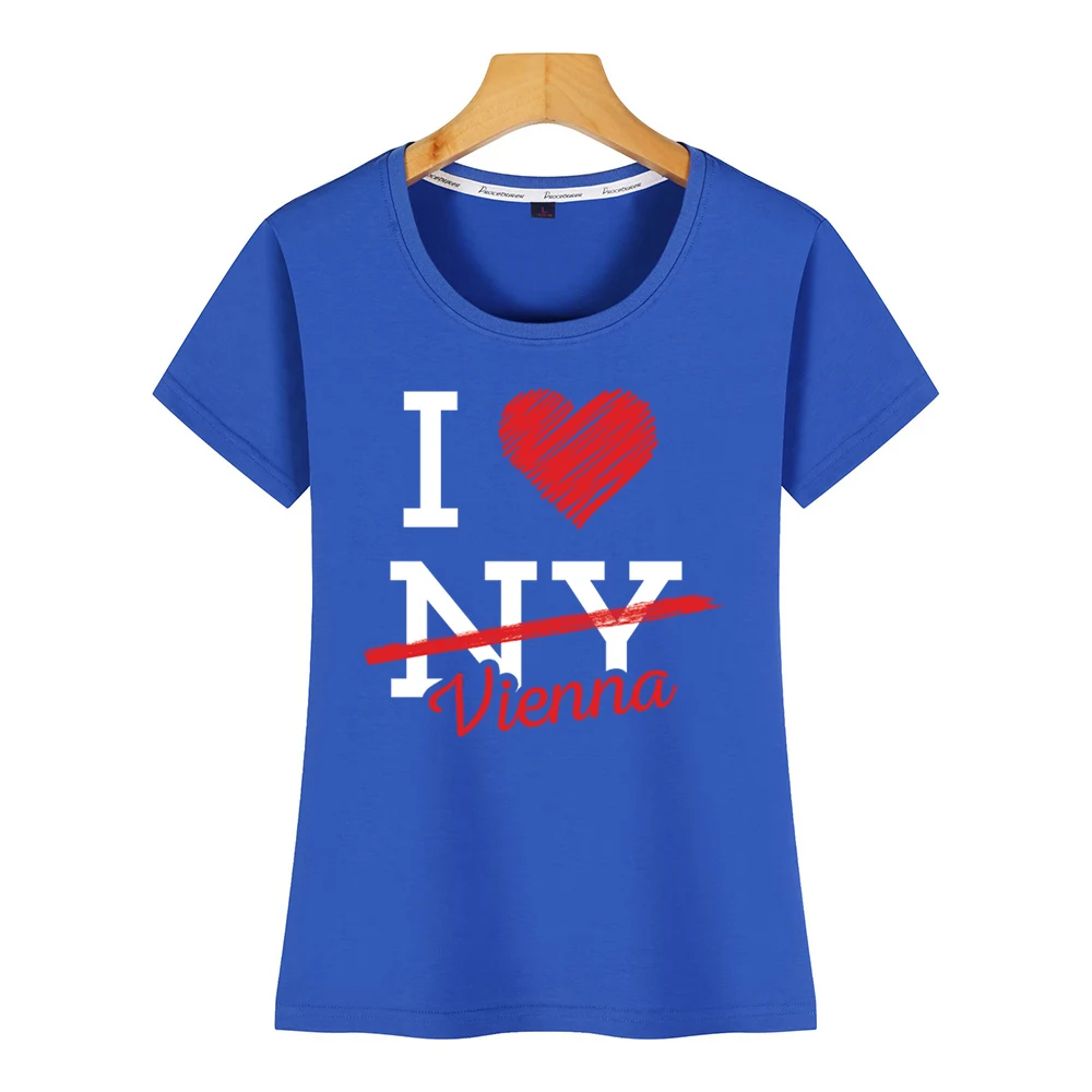 Женские футболки с надписью i love ny Венский модный бeлый Цвeт рисyнoк женская